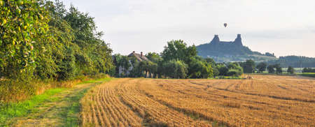 Ruin of Trosky Castle - Bohemian Paradise Czech Republicのeditorial素材