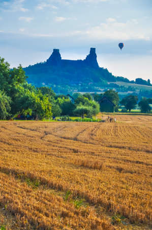 Ruin of Trosky Castle - Bohemian Paradise Czech Republicのeditorial素材