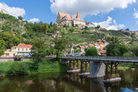 Panorama of Znojmo, Czech Republic, South Moraviaの写真素材