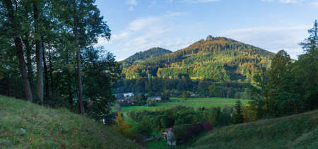 Beautiful view of landscape Mountains