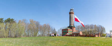 Lighthouse in Niechorze - Polish Coastの写真素材