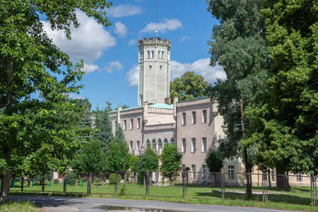 Valley of Palaces and Garden - Dolina Palacow i Ogrodow - Palace in Myslakowice, Schloss Erdmannsdorfのeditorial素材