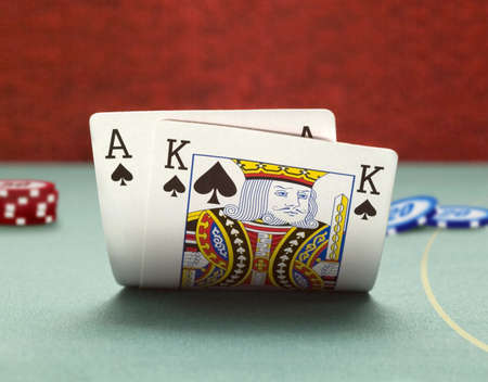 winning position  blackjackのeditorial素材