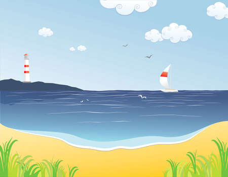 swim boatのイラスト素材