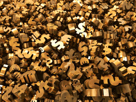 background of money symbolsの写真素材