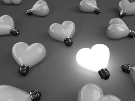 heart lamp