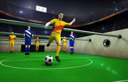 animated table footbalの写真素材