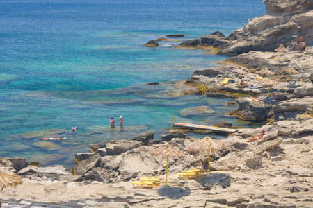 Kalithea beach, Rhodes, Greece の写真素材