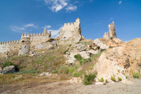 Castle Mamure Kalesi in Anamur, Turkey の写真素材