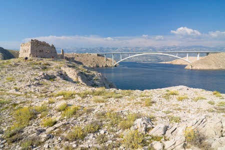 Bridge, Pag Island, Croatia の写真素材