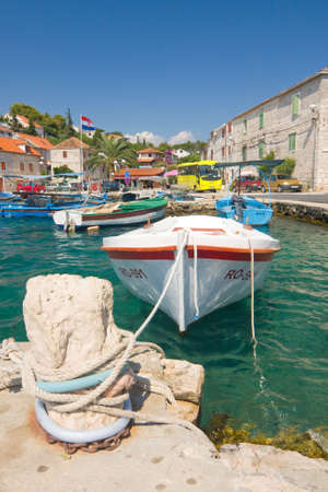 Maslinica, Solta Island, Croatiaのeditorial素材