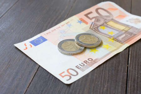 road map and eurosの写真素材