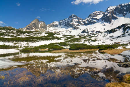 High Tatra Mountains, Karb and Koscielecの写真素材