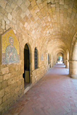 Monastery on a Filerimos mountain の写真素材