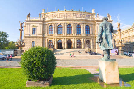 Rudolfinum Concert Hall in Prague のeditorial素材