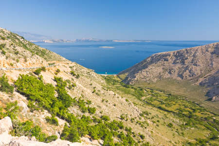 coastal landscape, Croatia の写真素材