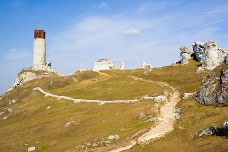 Olsztyn Castle - Poland. Medieval fortress in the Jura regionの写真素材