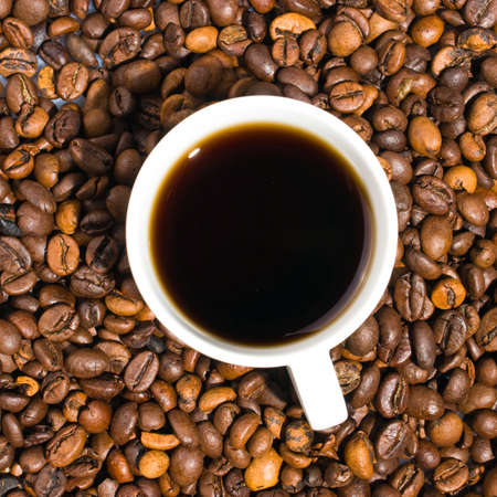 coffee cup on white background
