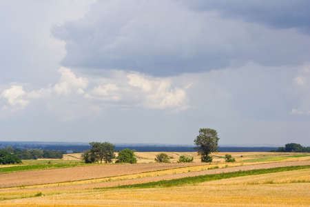 Polish countryside landscape の写真素材