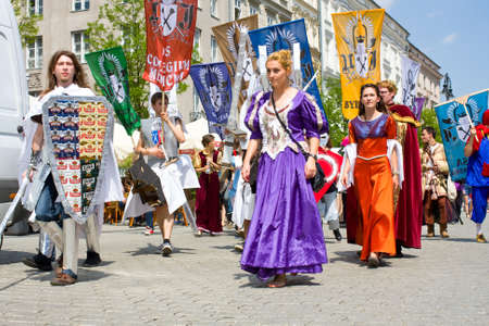 KRAKOW, POLAND - MAY 10, 2013  Juwenalia, is an annual students  holiday in Poland, usually...