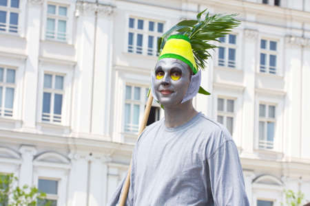 KRAKOW, POLAND - MAY 10, 2013  Juwenalia, is an annual students  holiday in Poland, usually celebrated for three days in late May  May 10, 2013 in Krakow, Polandのeditorial素材