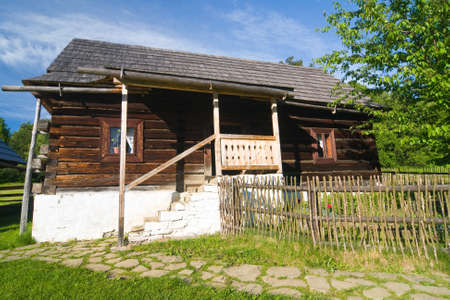 Stara Lubovna Castle and an open air folk museum, Slovakia の写真素材