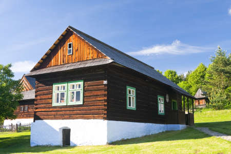 Stara Lubovna Castle and an open air folk museum, Slovakia の写真素材