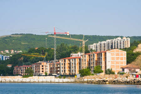 The town of Balchik on the Black sea coast, Bulgaria. の写真素材