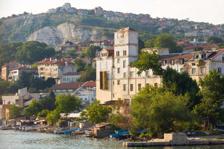 The town of Balchik on the Black sea coast, Bulgaria. の写真素材