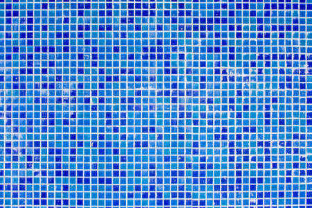 Blue dirty tiles in Bathroom With Water Drops の写真素材