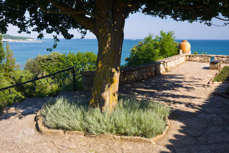 Residence of the Romanian queen by the black sea in Balchik, Bulgaria のeditorial素材