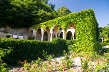 Roman bath in the yard of Balchik palace , Bulgariaのeditorial素材