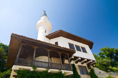 Residence of the Romanian queen by the black sea in Balchik, Bulgaria のeditorial素材