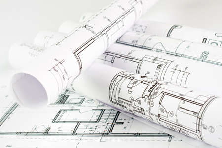 Part of architectural project の写真素材