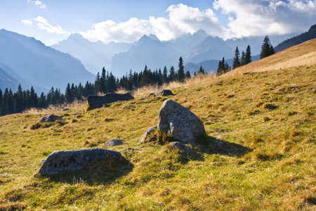 mountain landscape, Tatry, Poland の写真素材