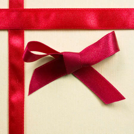 Decorative gift box with ribbon 