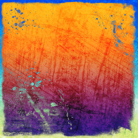 Colorful scratched vintage background の写真素材