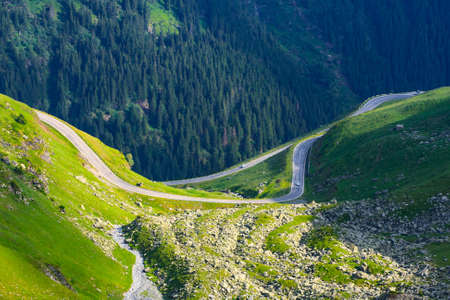 Transfagarasan mountain road, Romanian Carpathians 