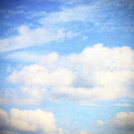 cloudy sky, grunge and vintage imageの写真素材
