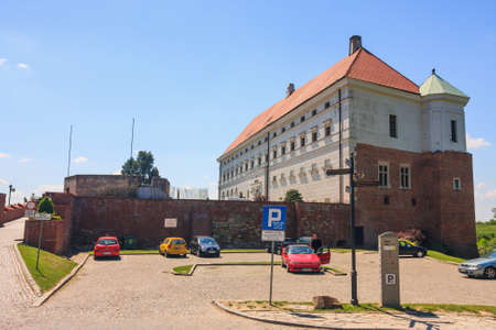 Sandomierz, Poland - MAY 23: Sandomierz is known for its Old Town, which is a major tourist attraction. MAY 23, 2014. Sandomierz, Poland. のeditorial素材