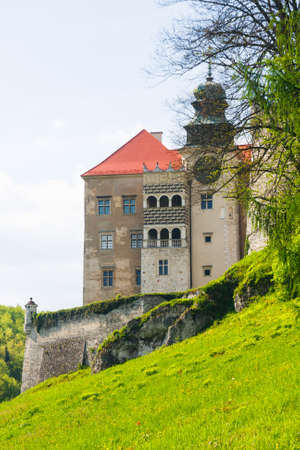 Castle Pieskowa Skala in National Ojcow Park, Poland のeditorial素材