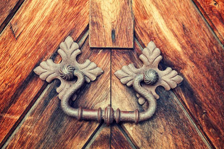 vintage door knocker の写真素材