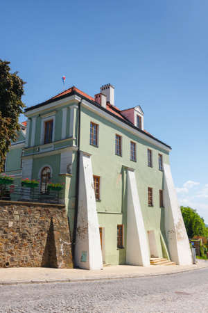 Town Hall in Sandomierz in Polandの写真素材