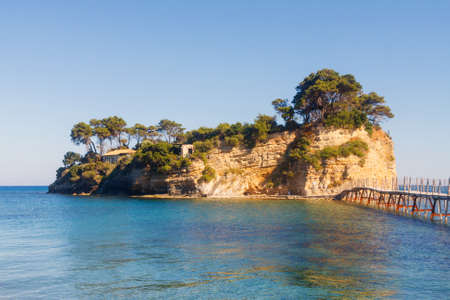 Agios Sostis, small island in Greece, Zakynthosの写真素材