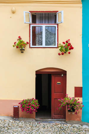 Windows and shutters, close upの写真素材