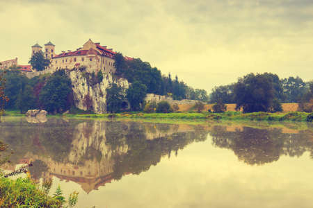 Benedictine monastery in Tyniec near Cracow, Polandのeditorial素材