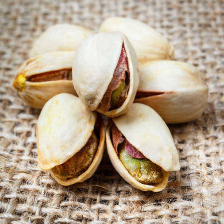 close up of pistachio nuts
