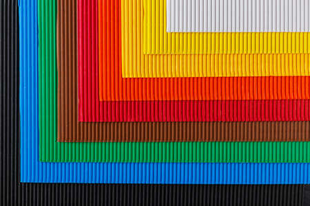 colorful cardboard textureの写真素材