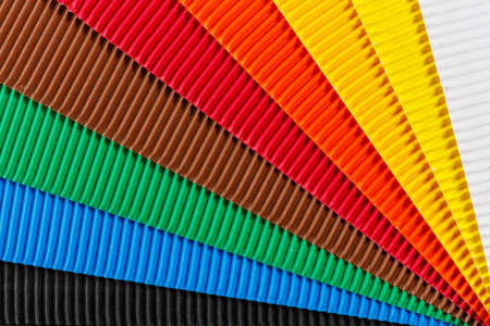 colorful cardboard textureの写真素材