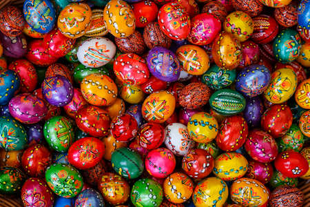 Background with Easter Eggs